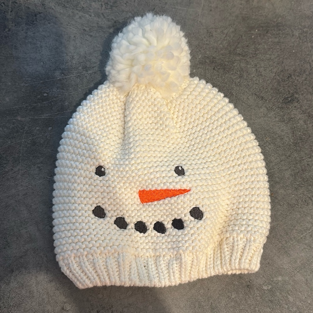 Snowman Knit Baby Toque/Beanie/Winter Hat, Carters 3-9M